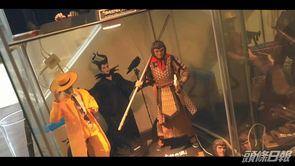 當中有不少電影主題的人偶。